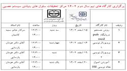 برگزاری سلسله کارگاه های مرکز تحقیقات سلول های بنیادی سیستم عصبی
